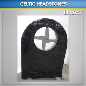 Celtic Star Pattern Gravestone Ireland Bahama blue